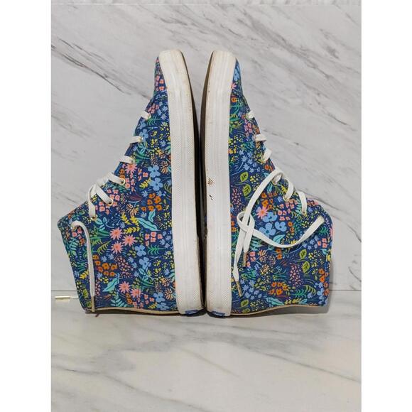 Keds High-Top Floral Patterned Sneakers Sz 7.5 No Sign of Wear - Picture 6 of 7